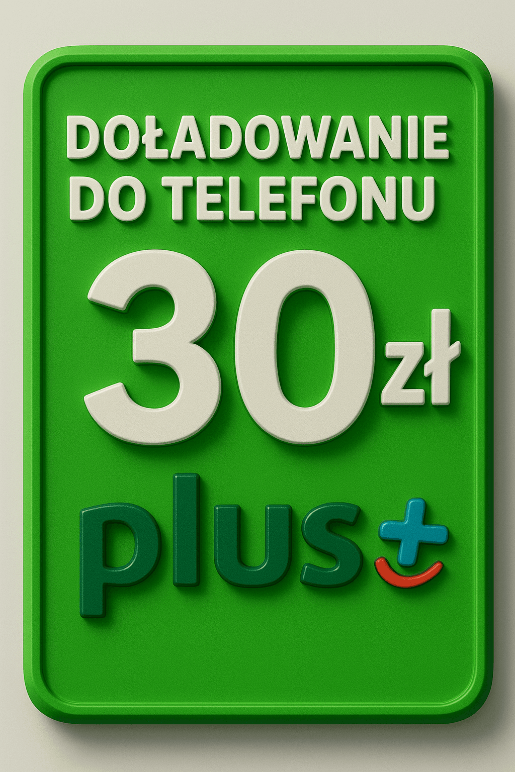 Doładowanie telefonu Plus 30